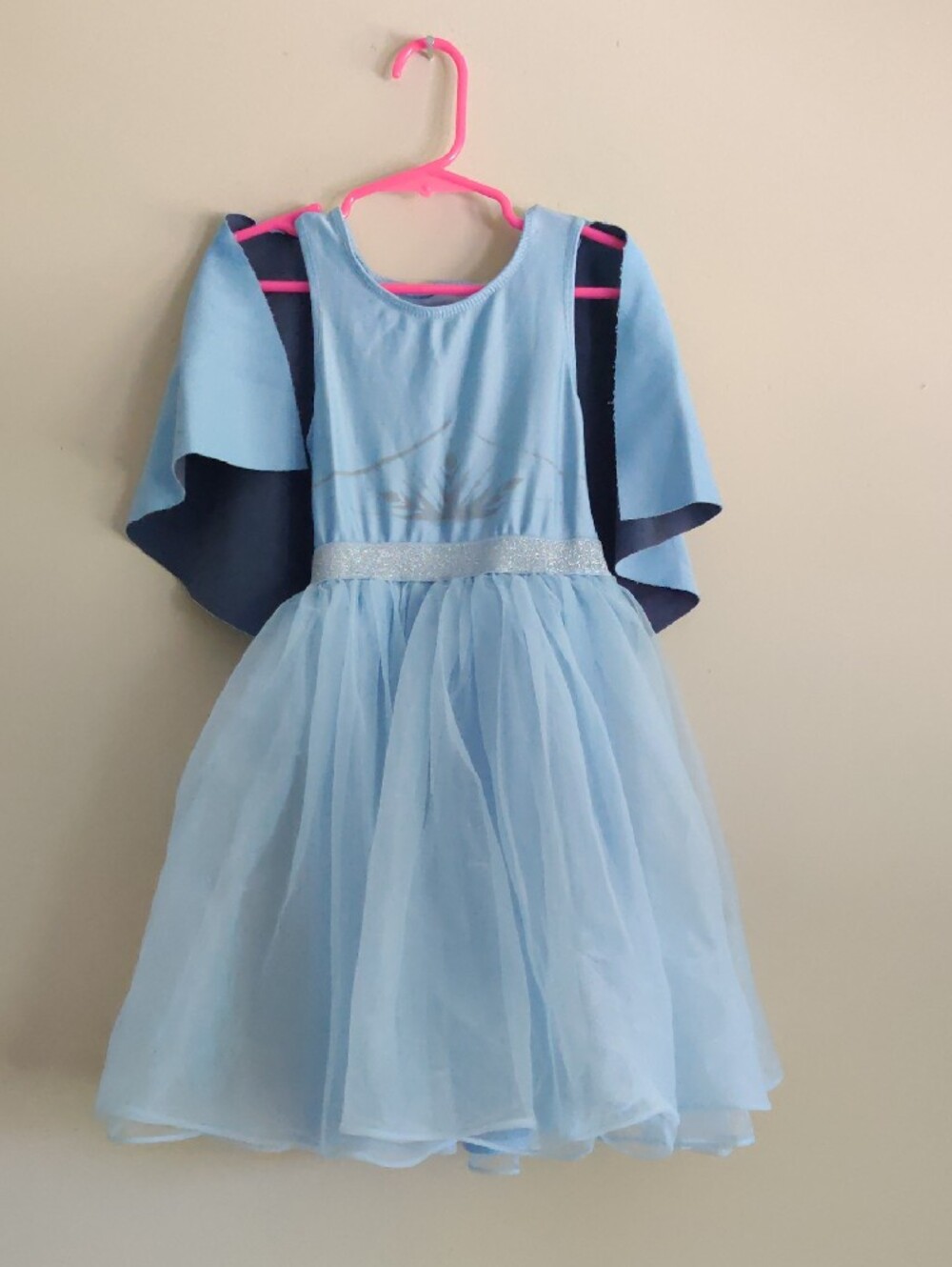 Disney Frozen II Light Blue Princess Dress Costume Size 4-5 XS